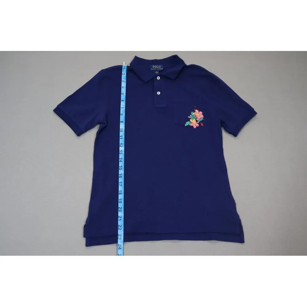 Polo Ralph Lauren Big Boys Navy Polo Shirt Size M‎ (10-12)